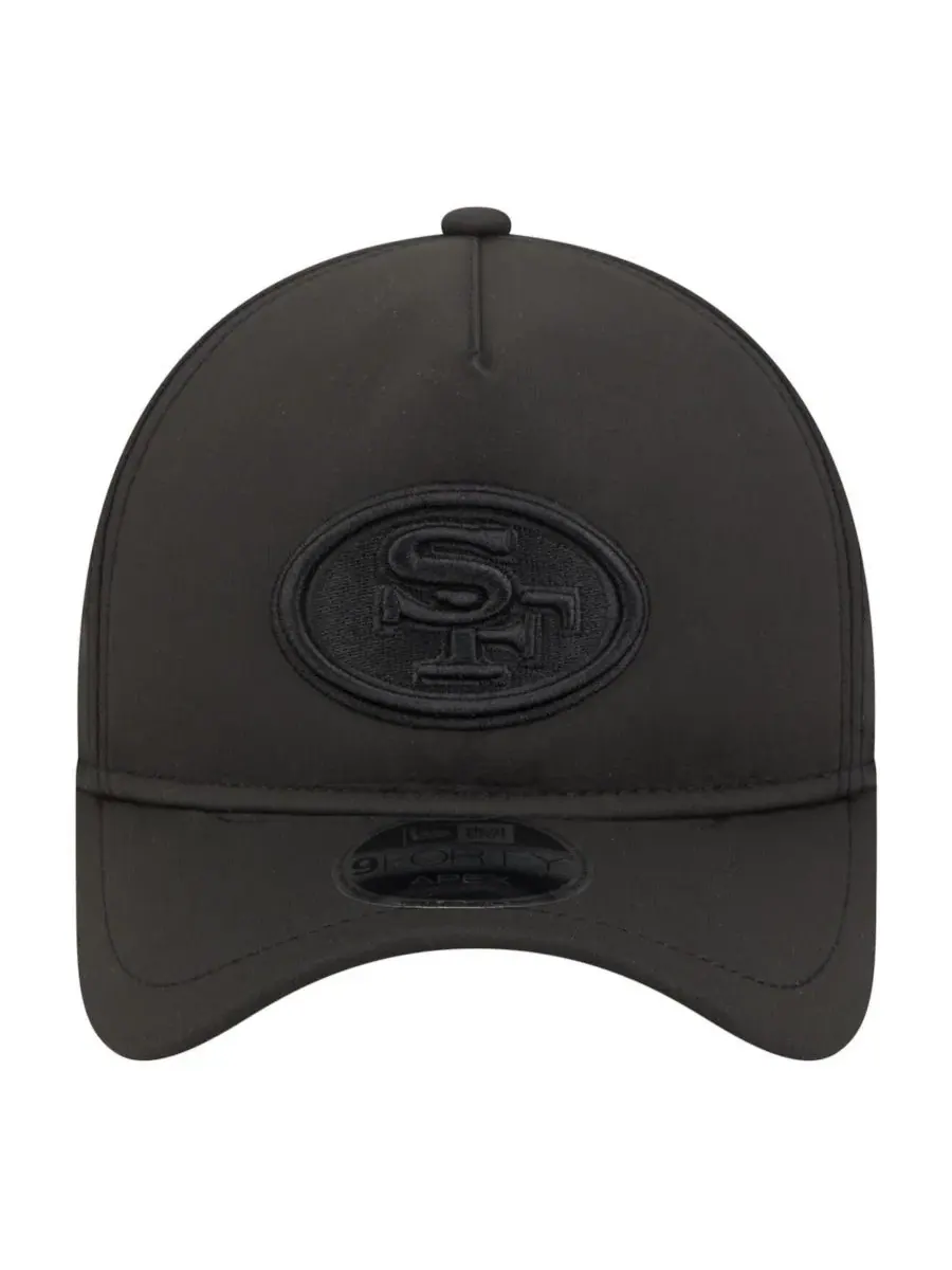 Кепка New Era Apex 9FORTY с вышитым логотипом San Francisco 49ers — изображение 2 из 5, черный