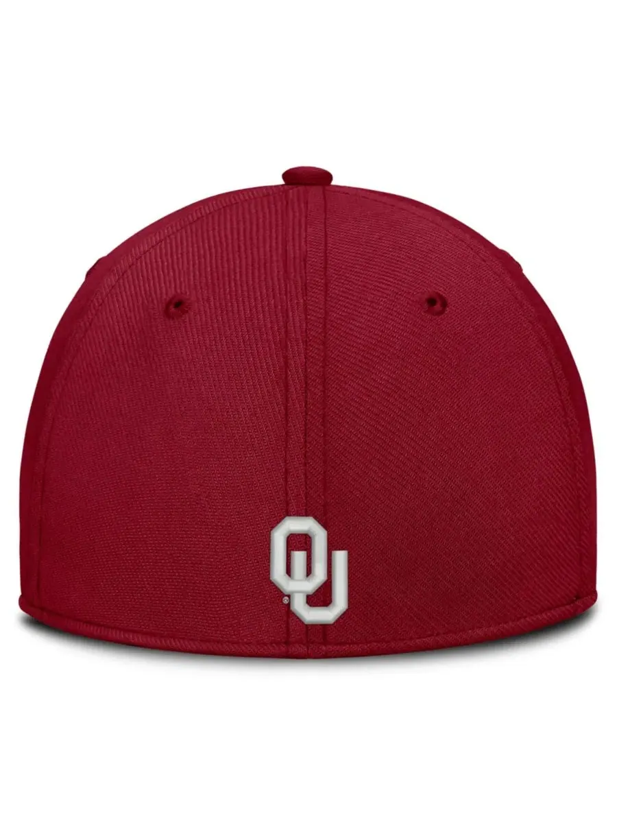 Кепка Oklahoma Sooners Rise On-Field Swoosh Flex Dri-FIT Jordan — изображение 2 из 4, красный