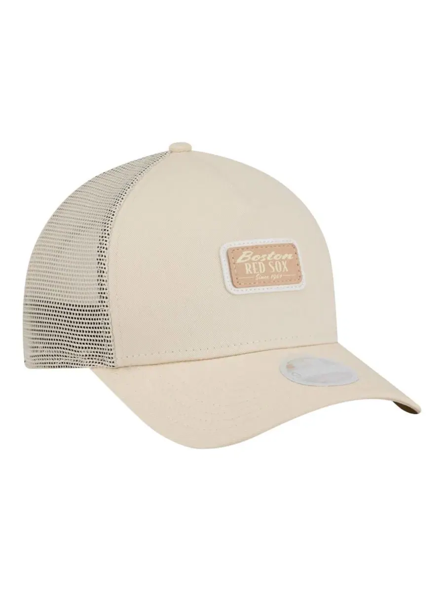 Кепка-тракер New Era Boston Red Sox Tonal Patch 9FORTY M-Crown A-Frame — изображение 3 из 4, светлый бежевый