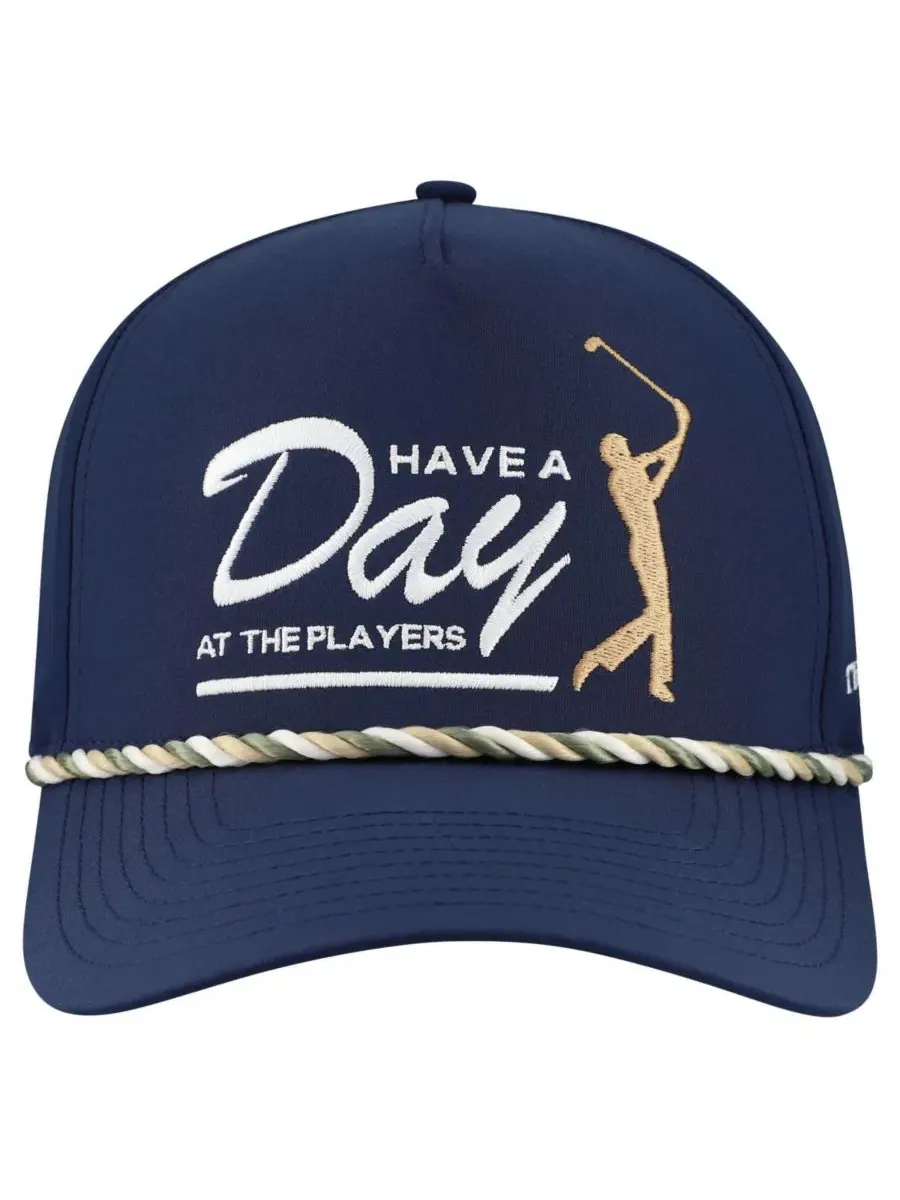 Кепка THE PLAYERS Retro Rope Have A Day Breezy Golf — изображение 4 из 4, темно-синий