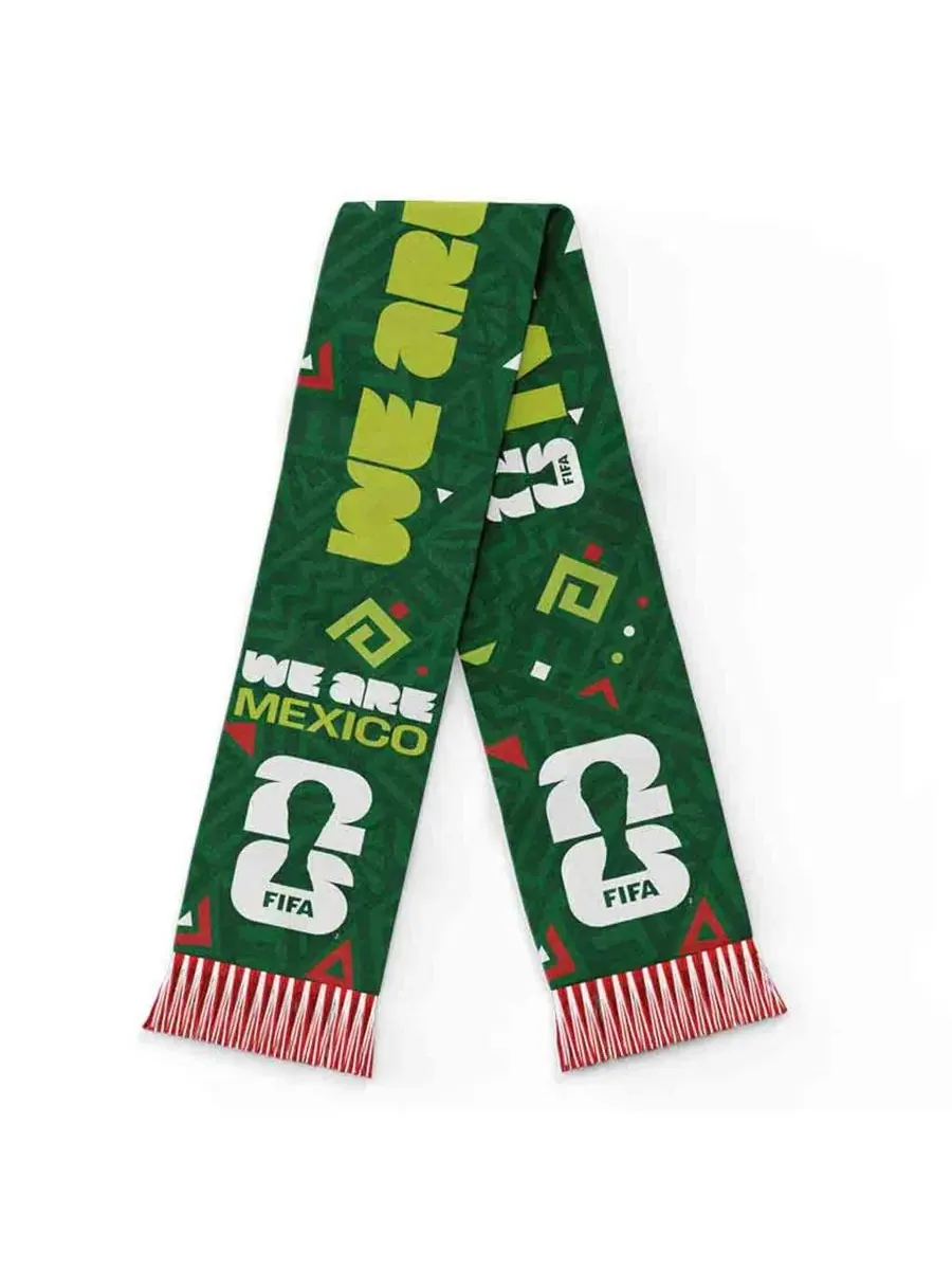 Шарф с принтом Mexico FIFA World Cup 2026 Federation Global Scarves — зеленый