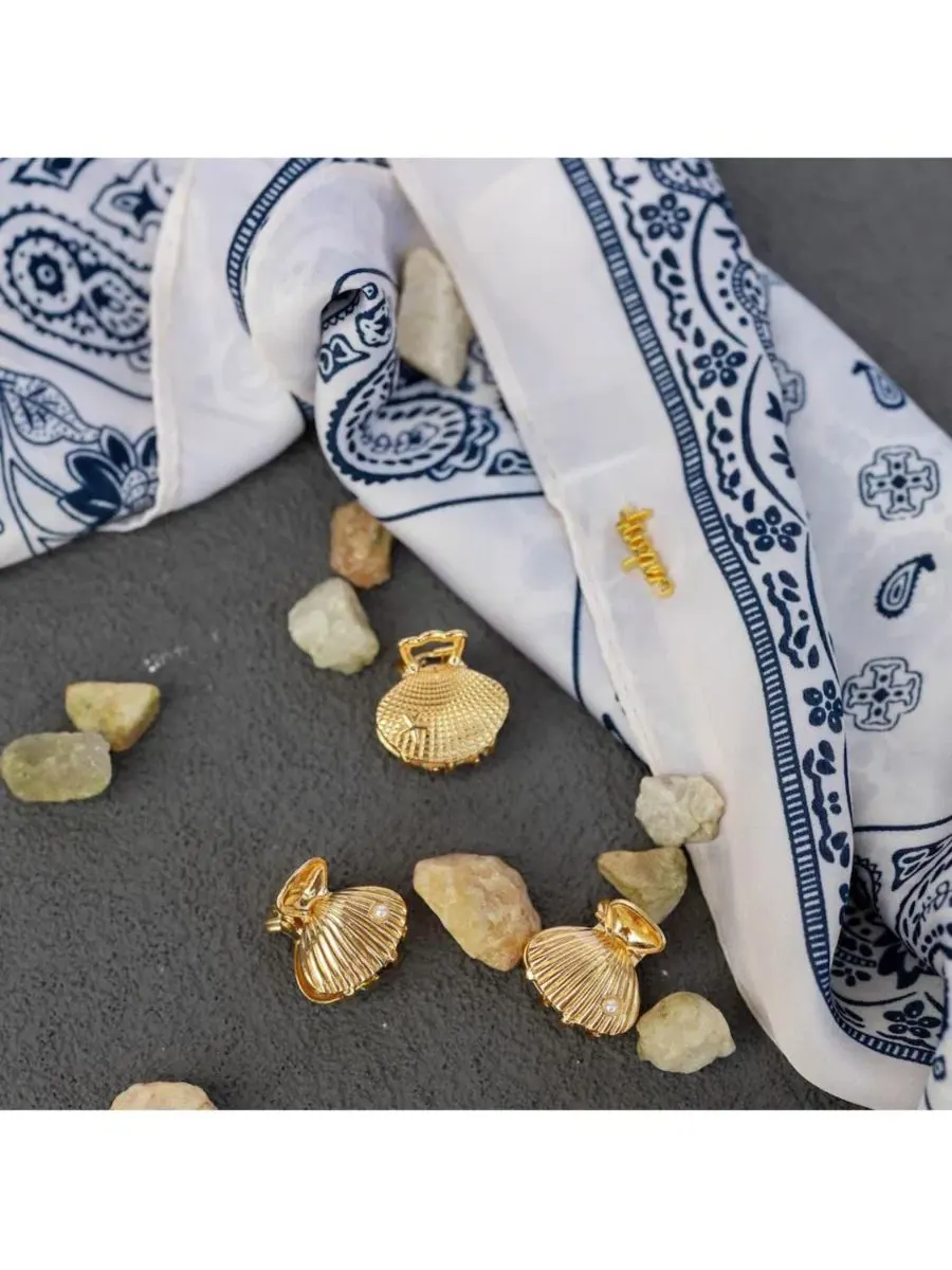 Шелковый платок с принтом Paisley Satin Headscarf Headbands of Hope — изображение 3 из 11, белый