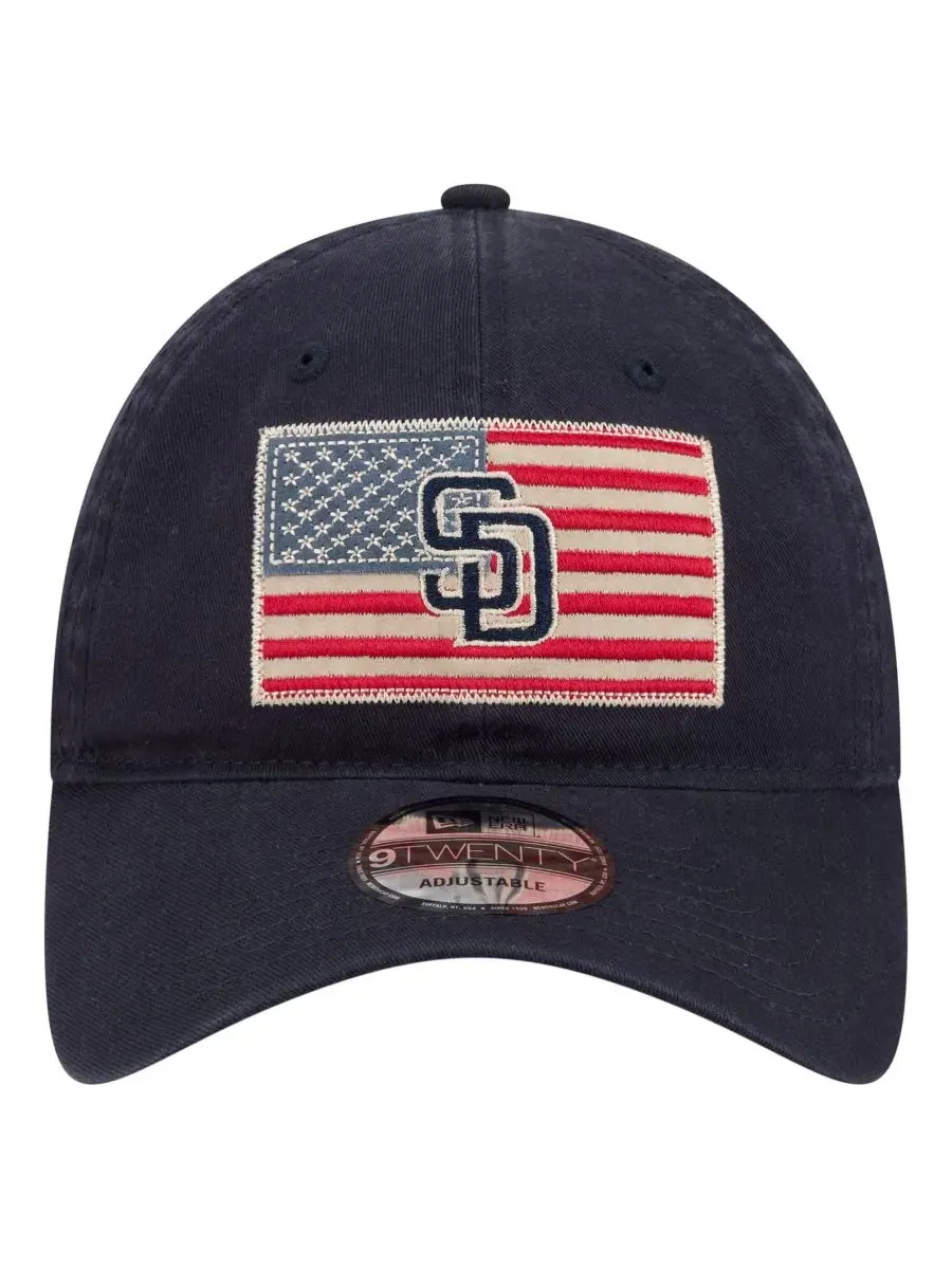 Кепка New Era с вышивкой San Diego Padres — изображение 2 из 5, темно-синий