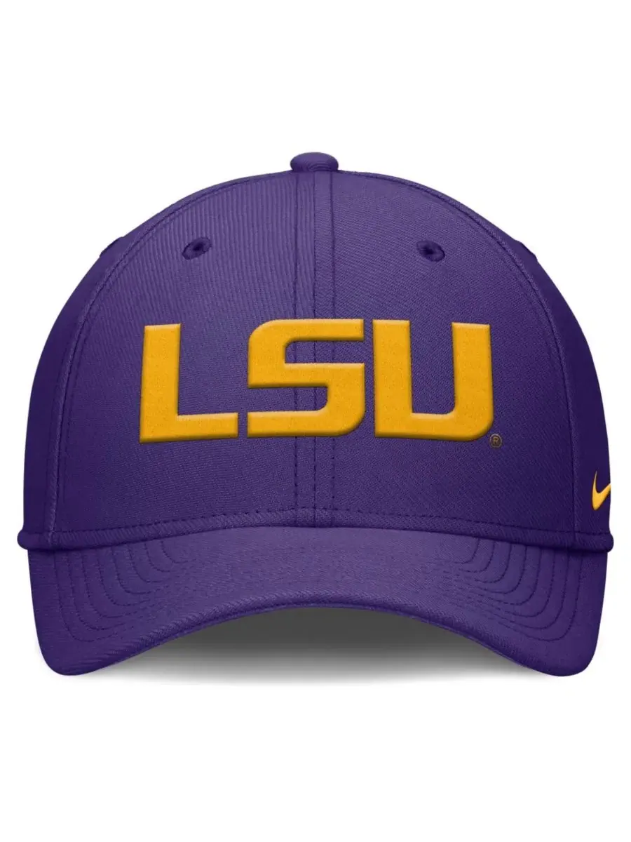 Кепка Nike с вышитым логотипом LSU Tigers — изображение 3 из 4, фиолетовый
