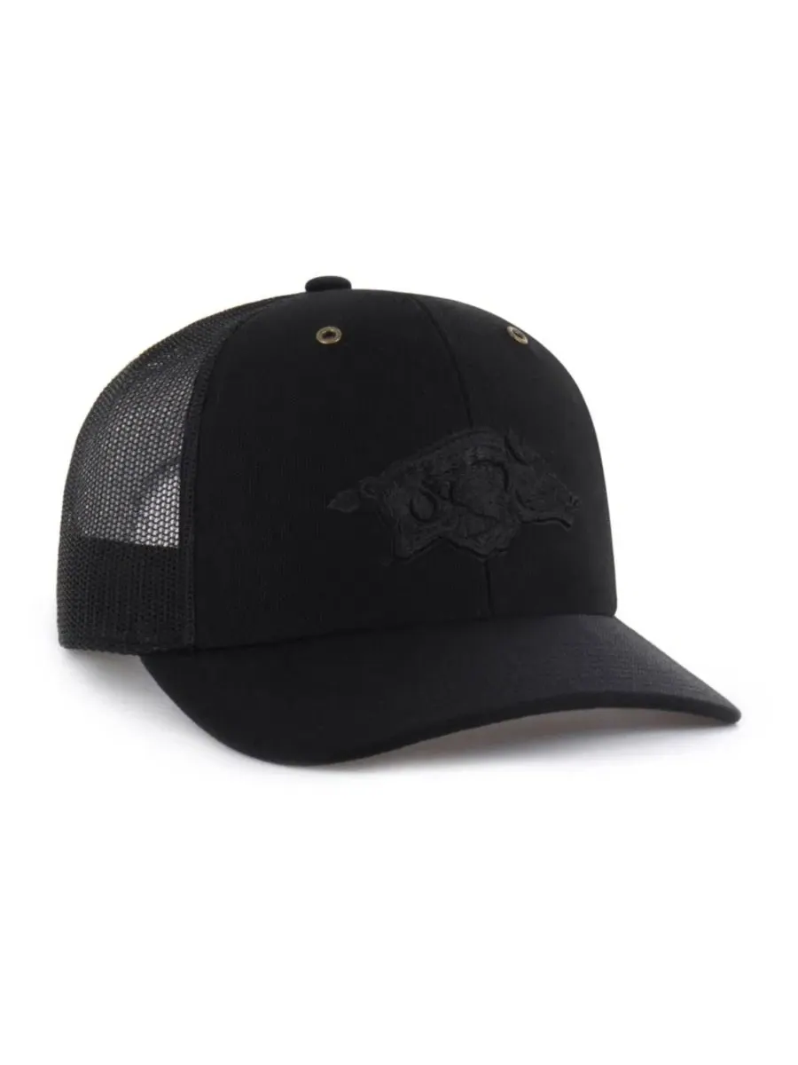 Кепка-тракер с вышивкой Arkansas Razorbacks Carhartt x '47 — изображение 2 из 4, черный