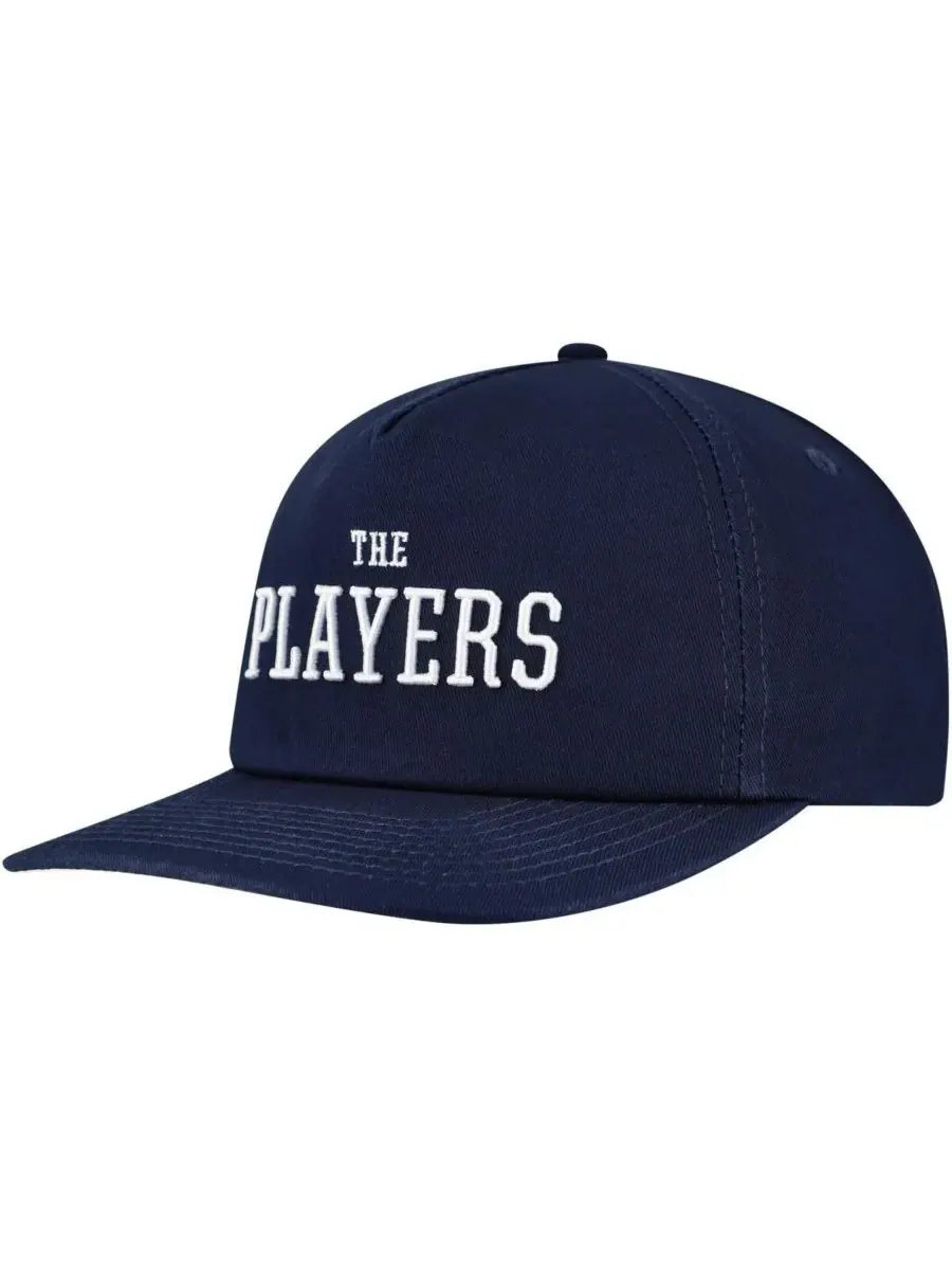 Barstool Golf Мужская темно-синяя бейсболка THE PLAYERS Heritage Retro Snapback 2025 THE PLAYERS — изображение 3 из 4