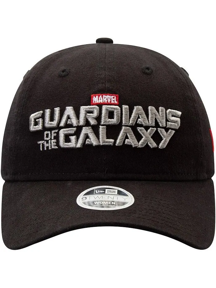 Женская черная регулируемая шляпа Guardians of the Galaxy Wordmark 9TWENTY New Era — изображение 2 из 4, черный