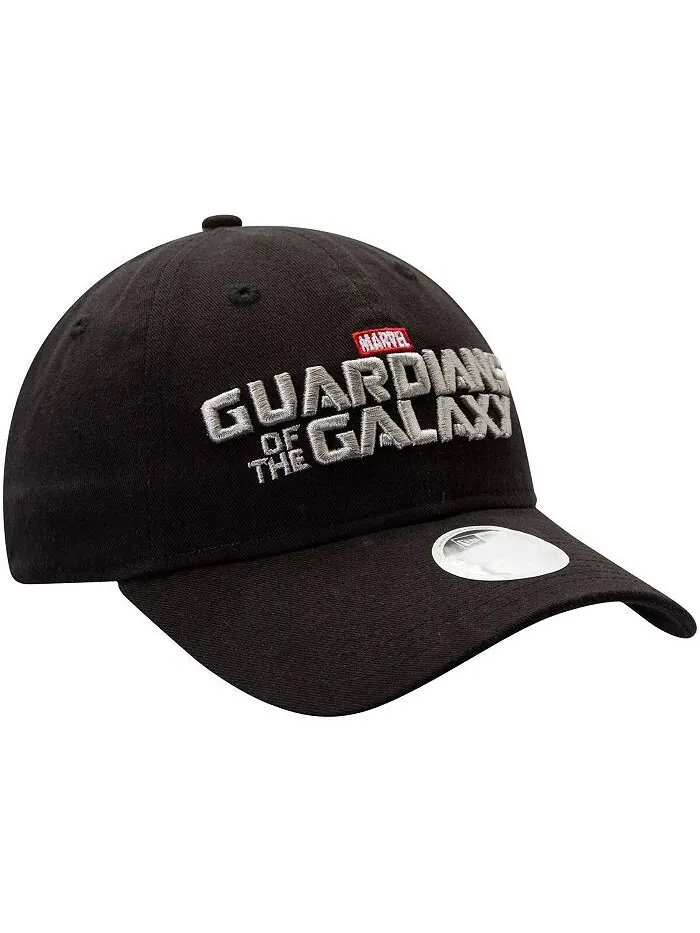 Женская черная регулируемая шляпа Guardians of the Galaxy Wordmark 9TWENTY New Era — изображение 3 из 4, черный