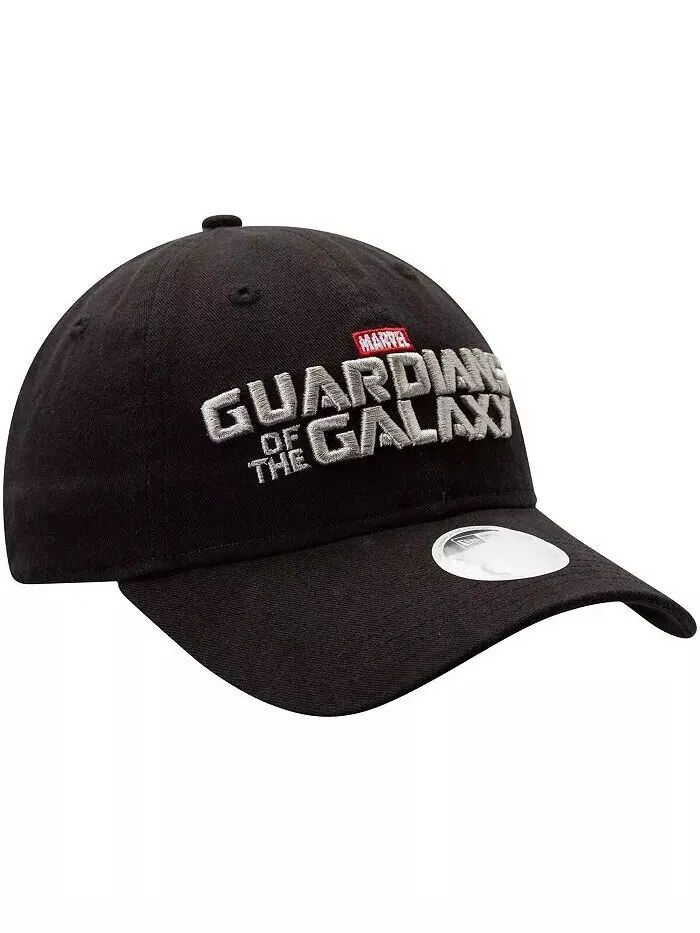 Женская черная регулируемая шляпа Guardians of the Galaxy Wordmark 9TWENTY New Era — изображение 3 из 4