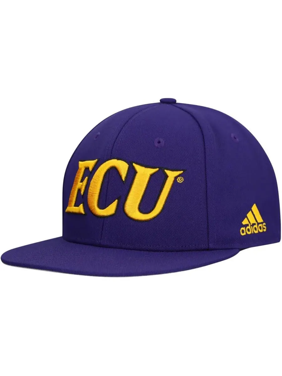 Adidas Мужская фиолетовая бейсболка ECU Pirates on Field