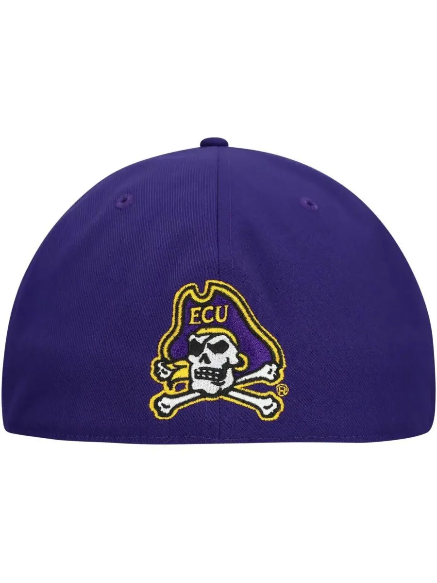 Adidas Мужская фиолетовая бейсболка ECU Pirates on Field — изображение 4 из 4, фиолетовый