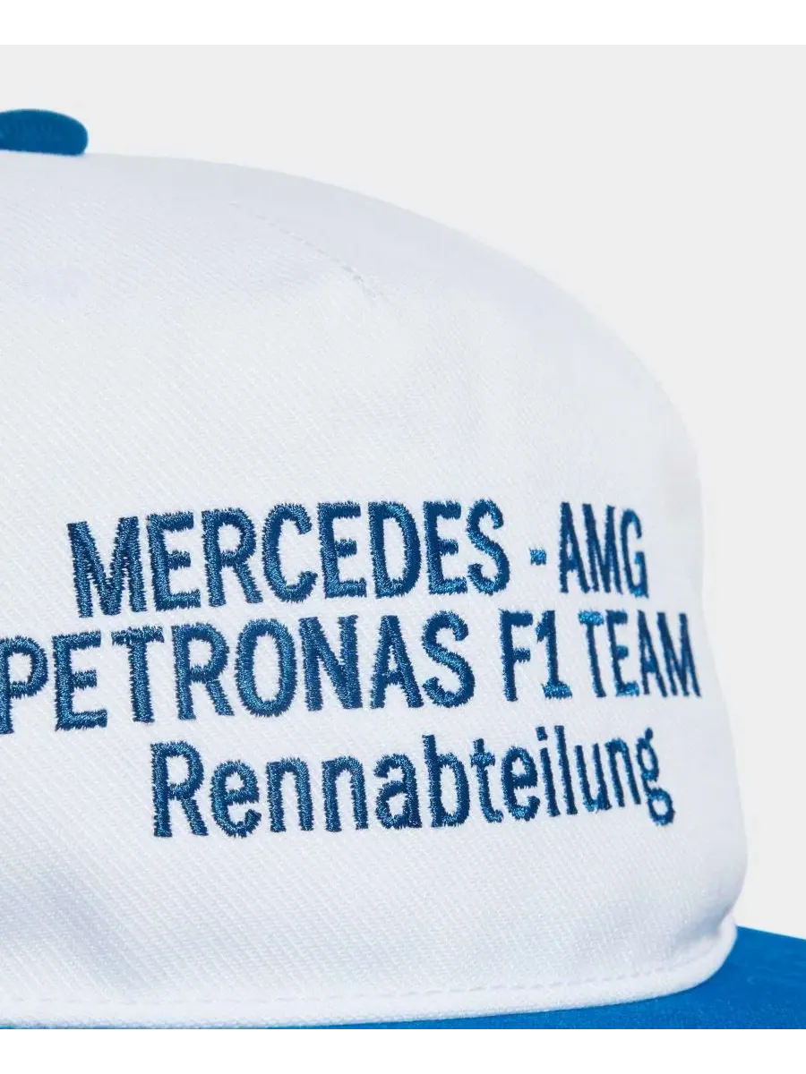 Кепка с принтом Mercedes-AMG Petronas Blue Wonder adidas — изображение 3 из 4, белый синий