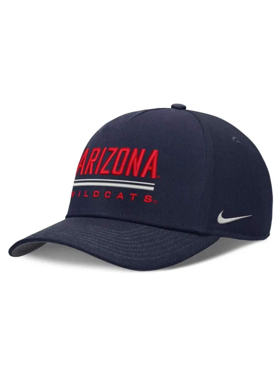 Кепка Nike Arizona Wildcats 2026 Sideline Dri-FIT Rise Adjustable Hat