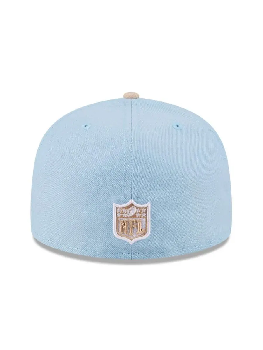 New Era Мужская бейсболка Dallas Cowboys A-Frame 59FIFTY в двухцветном исполнении — изображение 3 из 4