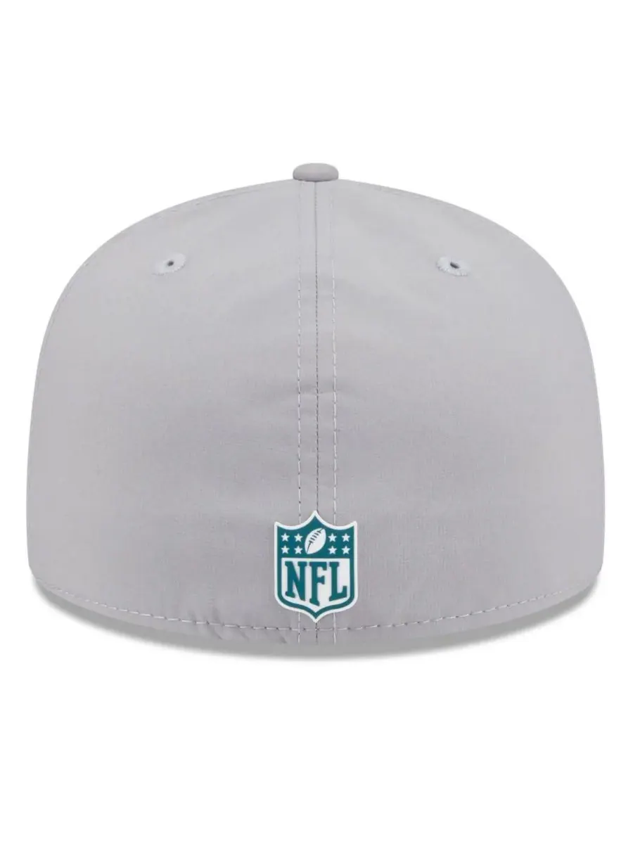 New Era Мужская серая бейсболка Philadelphia Eagles 2025 Sideline 59FIFTY — изображение 3 из 5, серый
