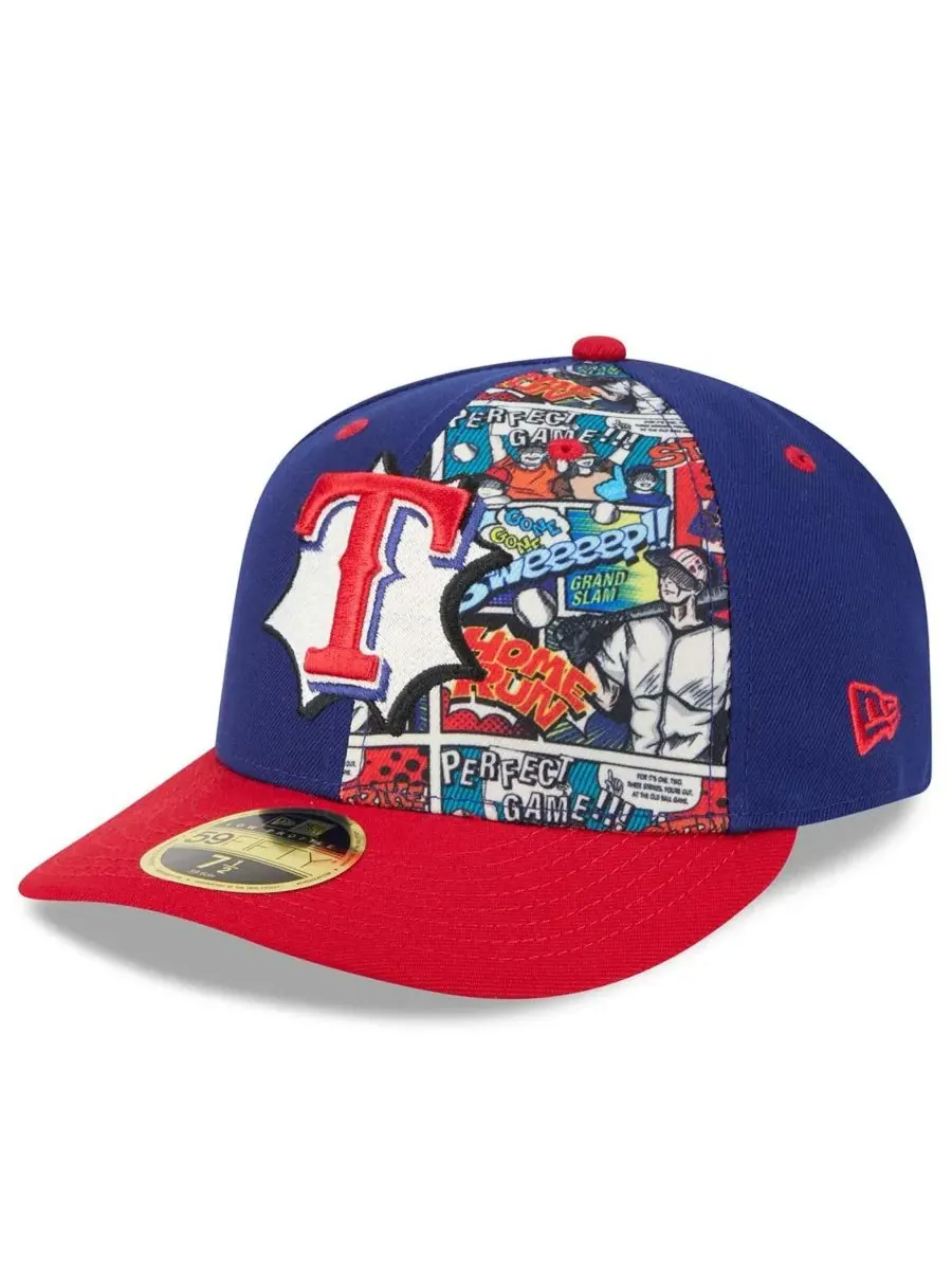 New Era Мужская бейсболка Texas Rangers 2025 MLB Diamond Hero Edition Low Profile 59FIFTY с