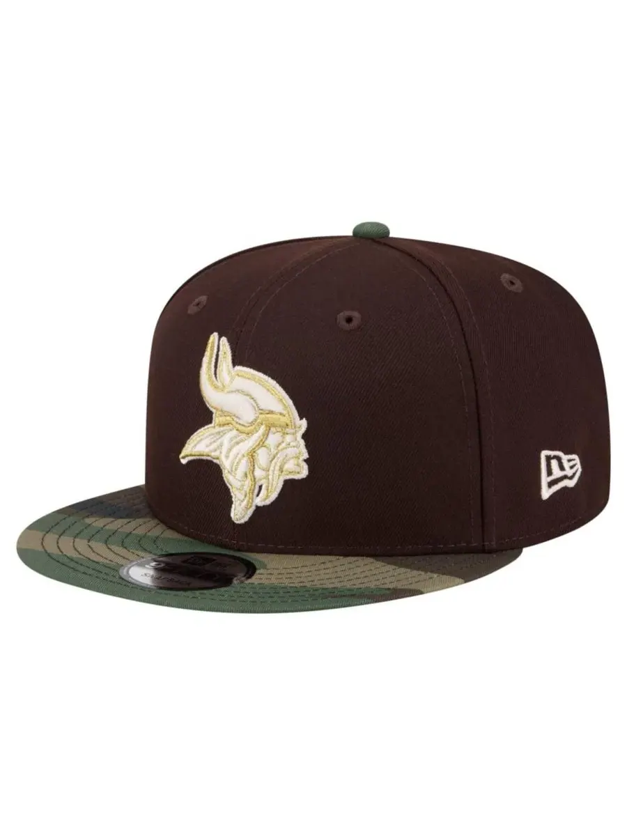 Кепка-снэпбек с принтом, модель Burnt Wood Camo New Era