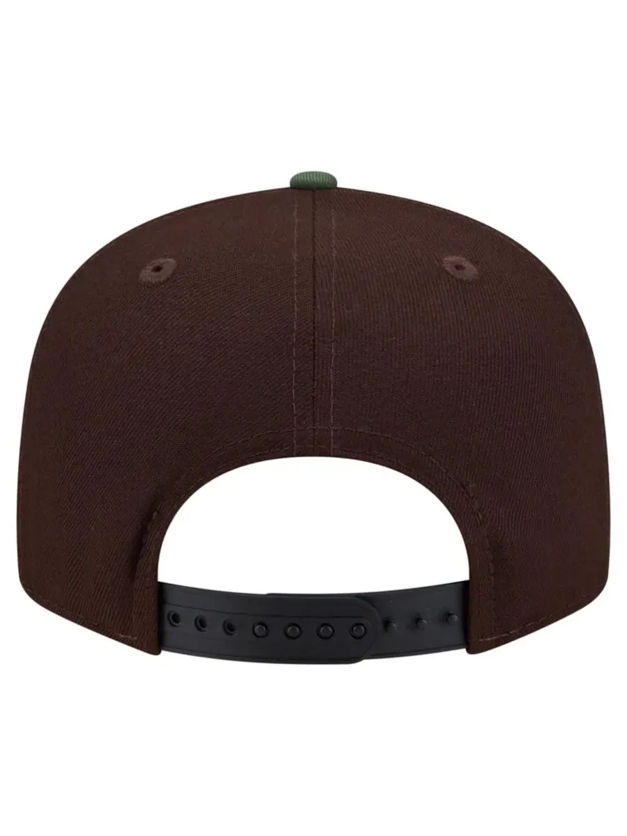 Кепка-снэпбек с принтом, модель Burnt Wood Camo New Era — изображение 4 из 5, коричневый