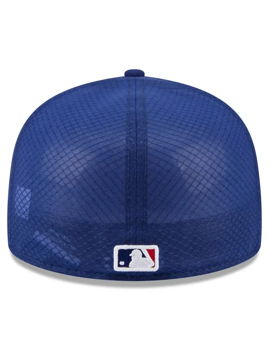 Кепка New Era, 59FIFTY, с вышивкой Texas Rangers — изображение 4 из 5, синий