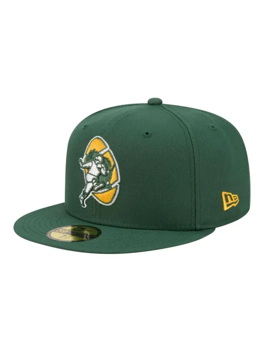 Кепка с высокой тульей и плоским козырьком Green Bay Packers New Era