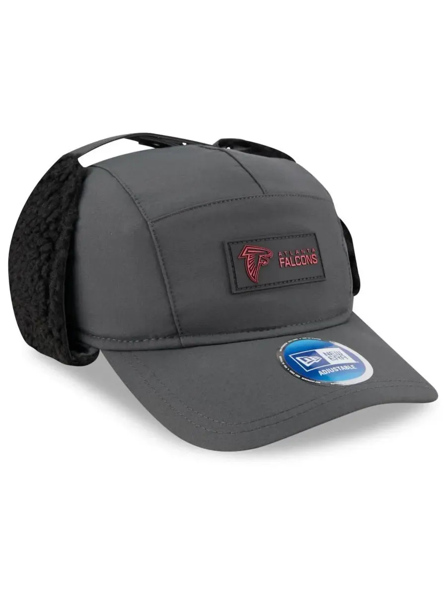 Бейсболка New Era Atlanta Falcons 2025 Sideline Cold Weather Runner — изображение 3 из 5, темно-серый