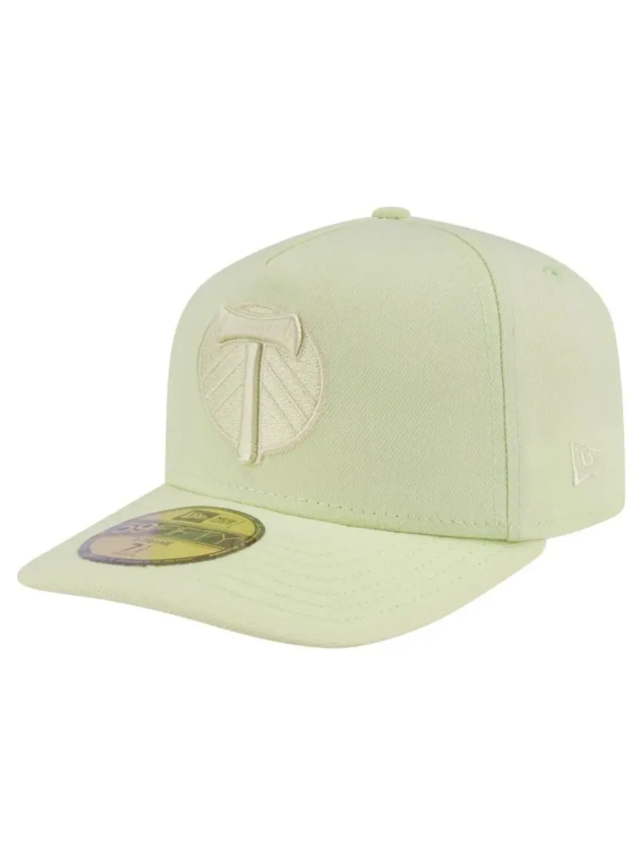 New Era Мужская зеленая кепка Portland Timbers Color Pack A-Frame 59FIFTY Fitted Hat