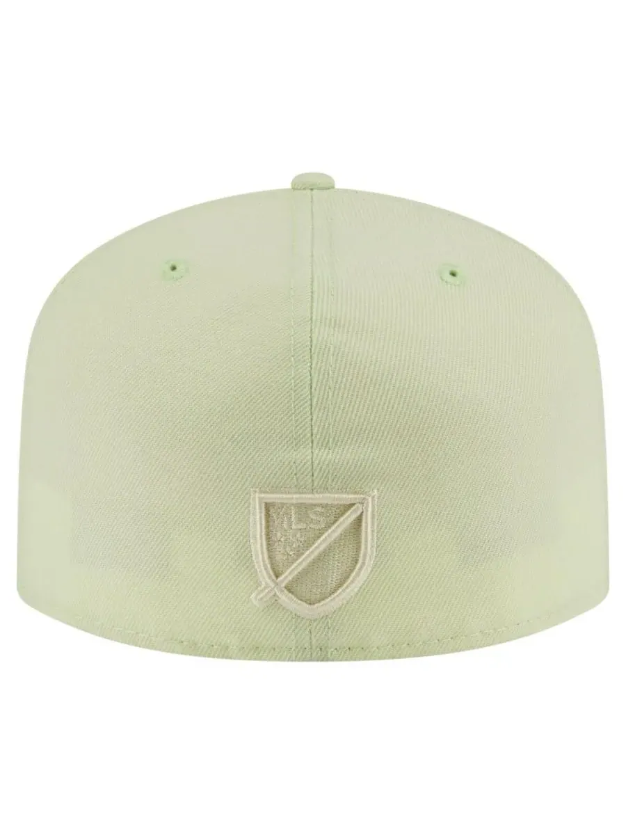 New Era Мужская зеленая кепка Portland Timbers Color Pack A-Frame 59FIFTY Fitted Hat — изображение 4 из 4, зеленый