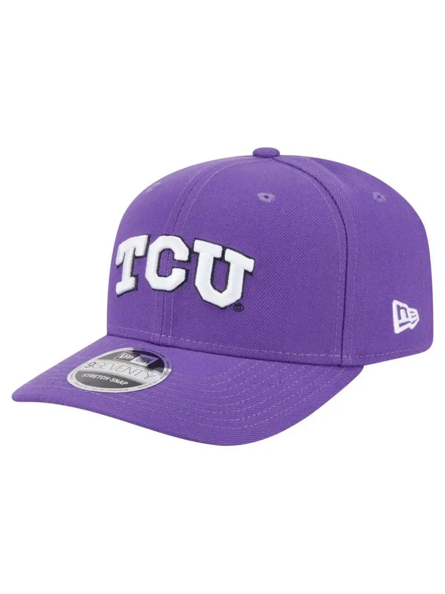 New Era Мужская фиолетовая кепка TCU Horned Frogs Team Collective 9SEVENTY с регулируемой