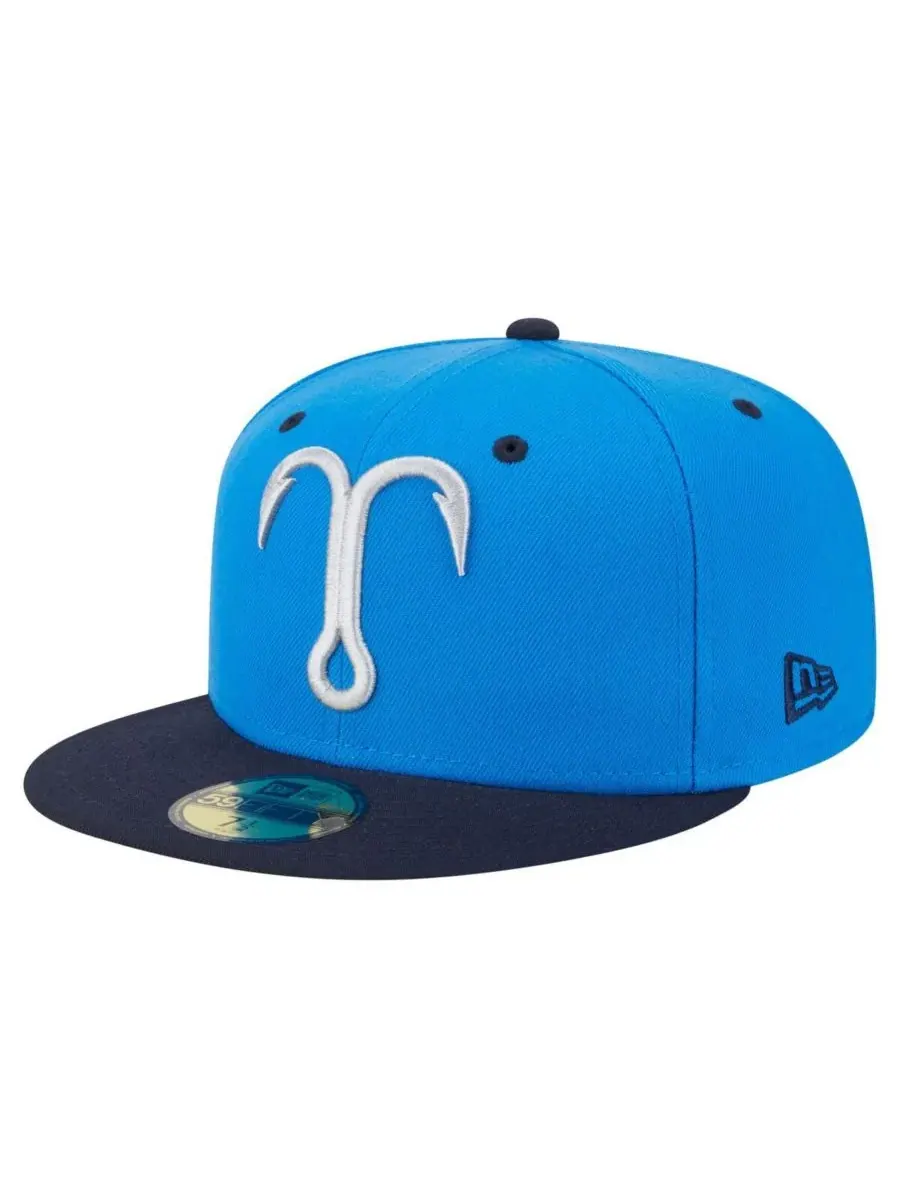 New Era Мужская кепка Tampa Tarpons Authentic Collection 59FIFTY синего/темно-синего цвета