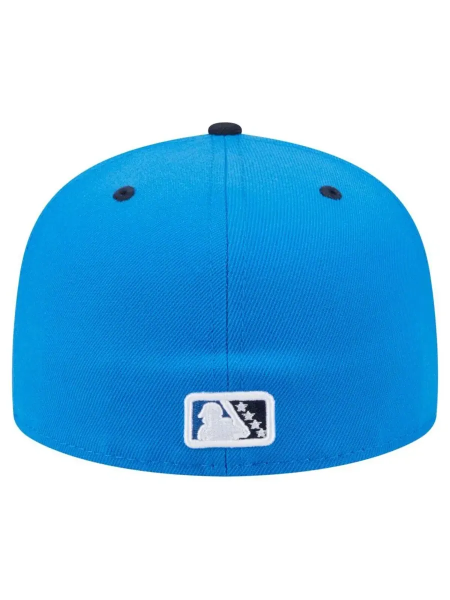 New Era Мужская кепка Tampa Tarpons Authentic Collection 59FIFTY синего/темно-синего цвета — изображение 4 из 4