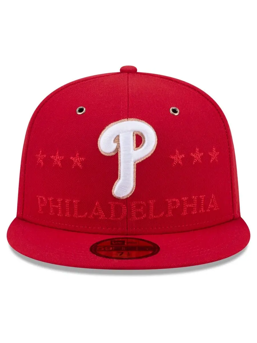 Кепка Philadelphia Phillies 2026 MLB All-Star Game 59FIFTY New Era — изображение 2 из 5, красный