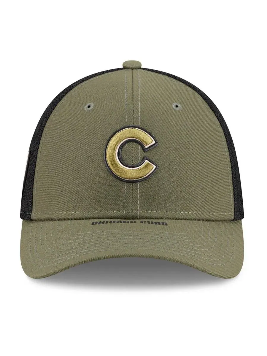 Кепка-флекс с вышитым логотипом, модель 2026 Armed Forces Day 39THIRTY M-Crown Flex Hat New Era — изображение 2 из 5