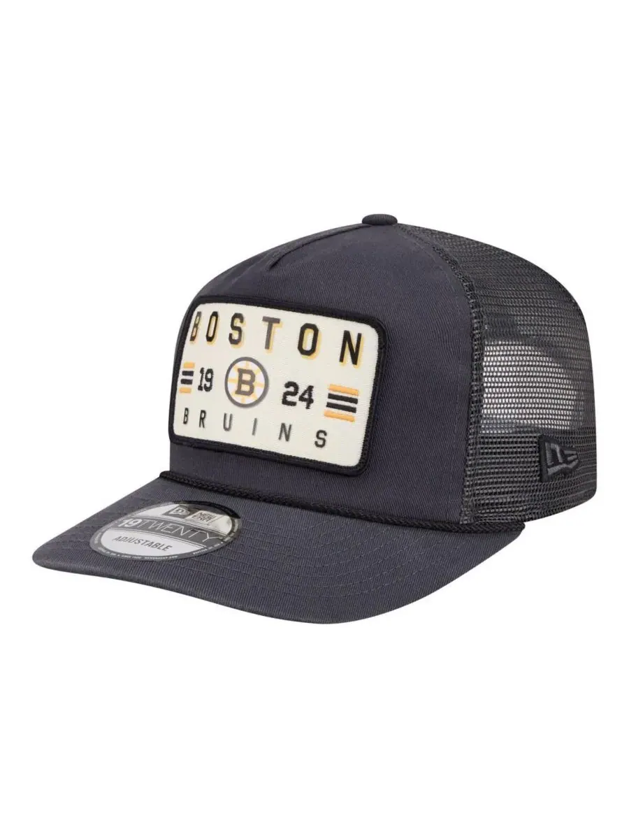 Кепка-тракер New Era Boston Bruins Washed Patch 19TWENTY