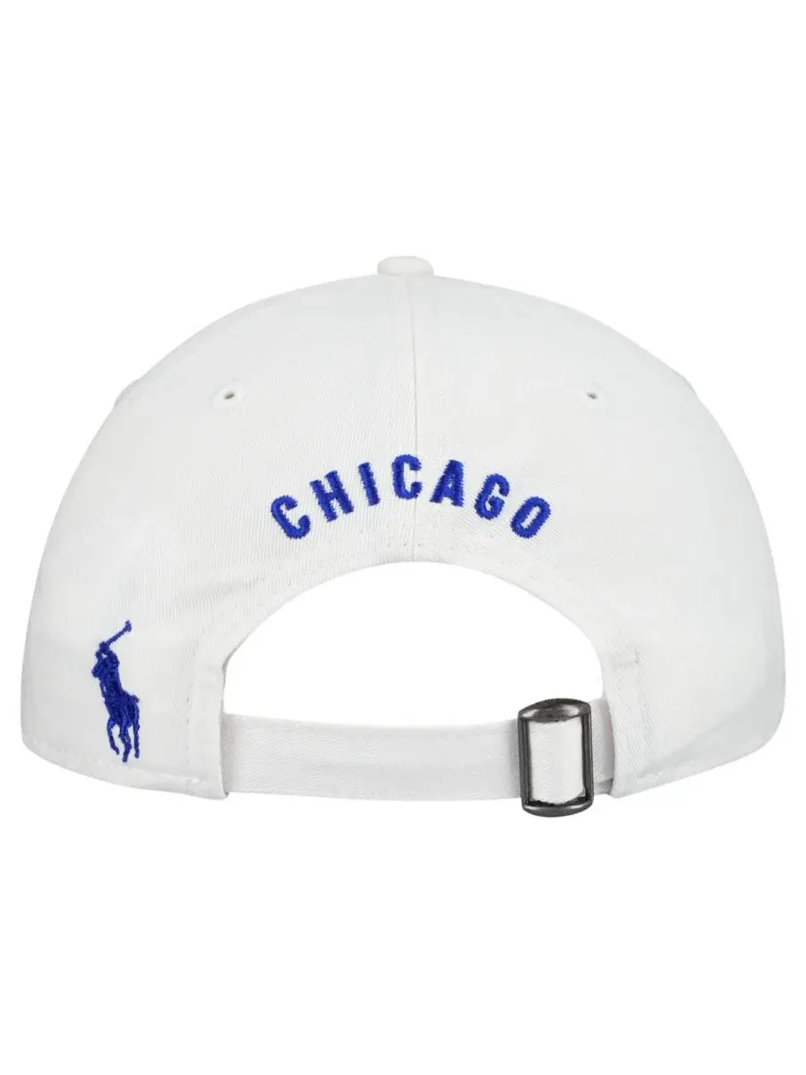 Бейсболка New Era с вышивкой Chicago Cubs — изображение 4 из 4, белый