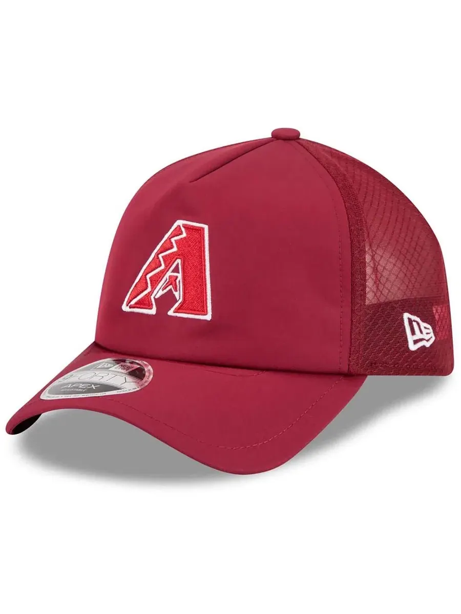 Бейсболка-тракер New Era Arizona Diamondbacks 2026 Batting Practice Apex 9FORTY