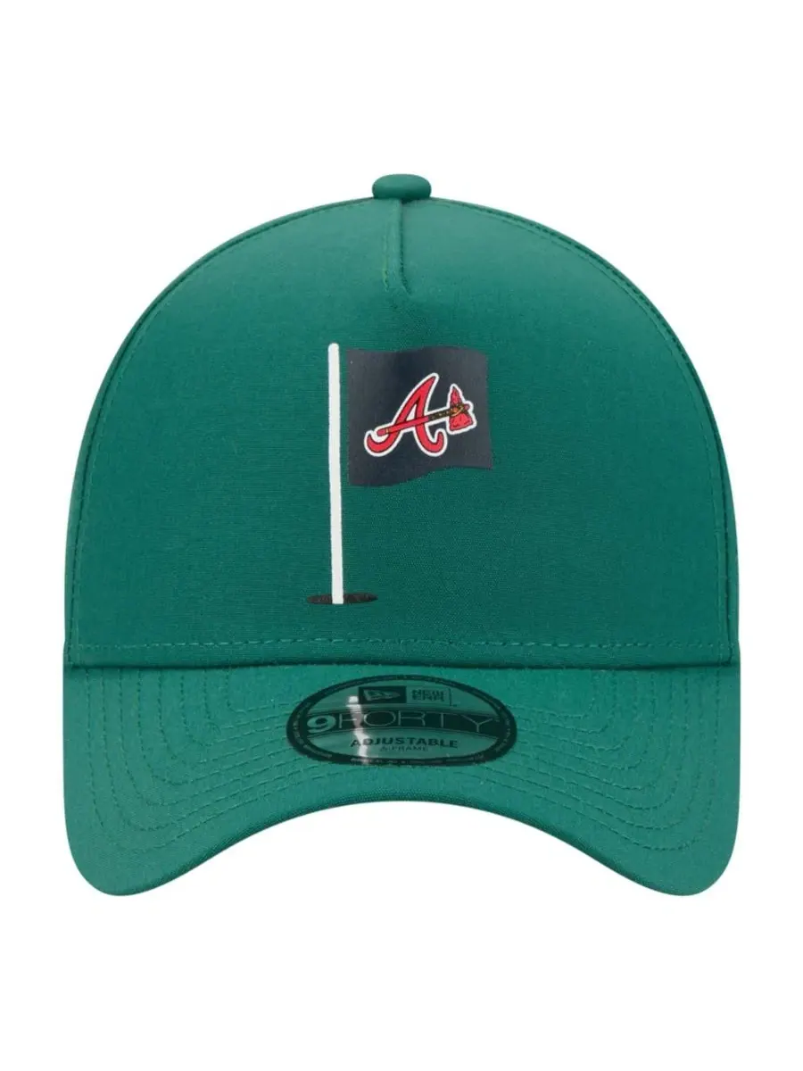 Кепка New Era Atlanta Braves с принтом — изображение 5 из 5, зеленый