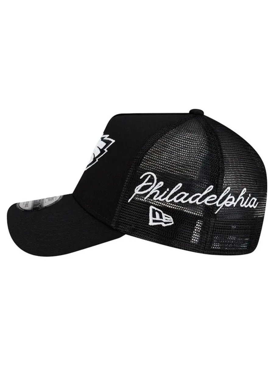 Кепка New Era Philadelphia Eagles City Script 9FORTY A-Frame — изображение 2 из 5, черный