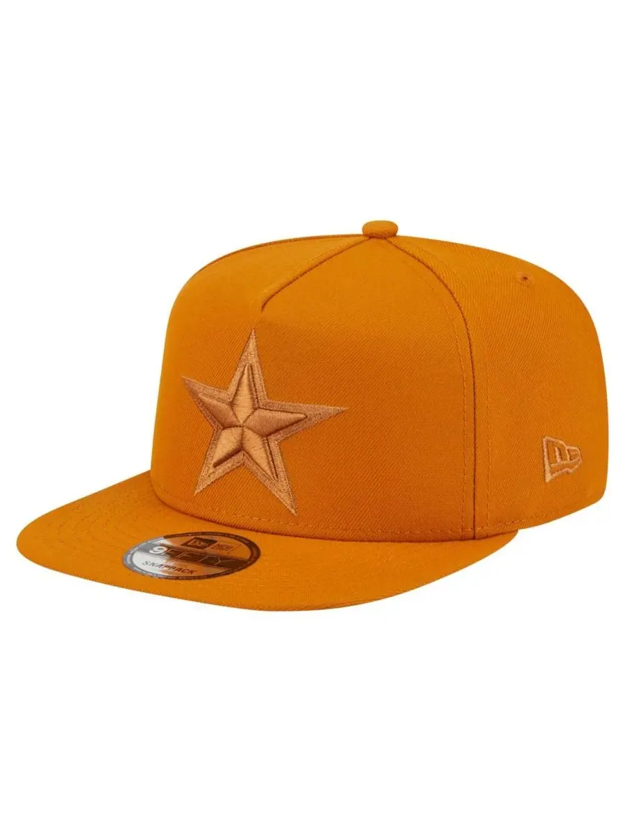 New Era Мужская коричневая бейсболка Dallas Cowboys Color Pack A-Frame 9FIFTY Snapback