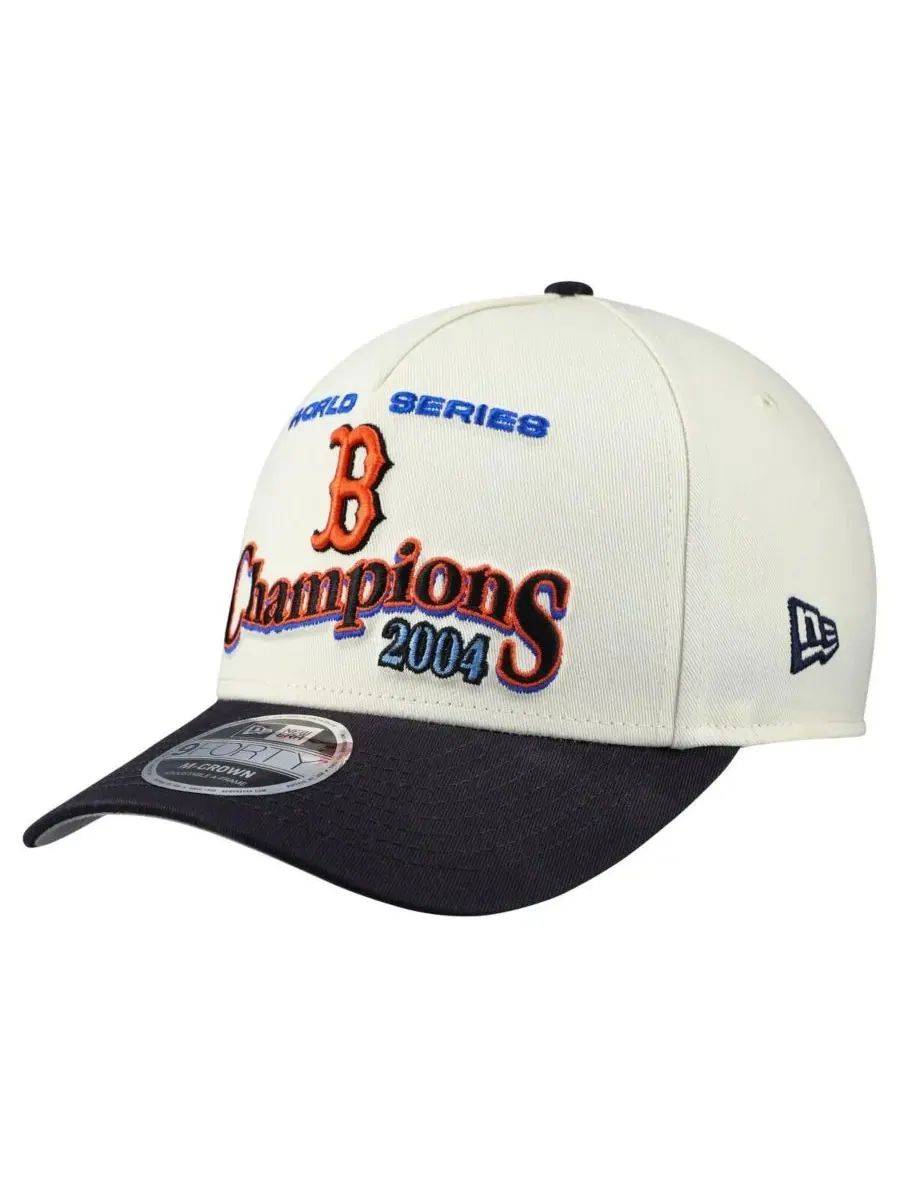 New Era Мужская кепка Boston Red Sox World Series 9FORTY M-Crown A-Frame с регулируемой высотой — изображение 3 из 4