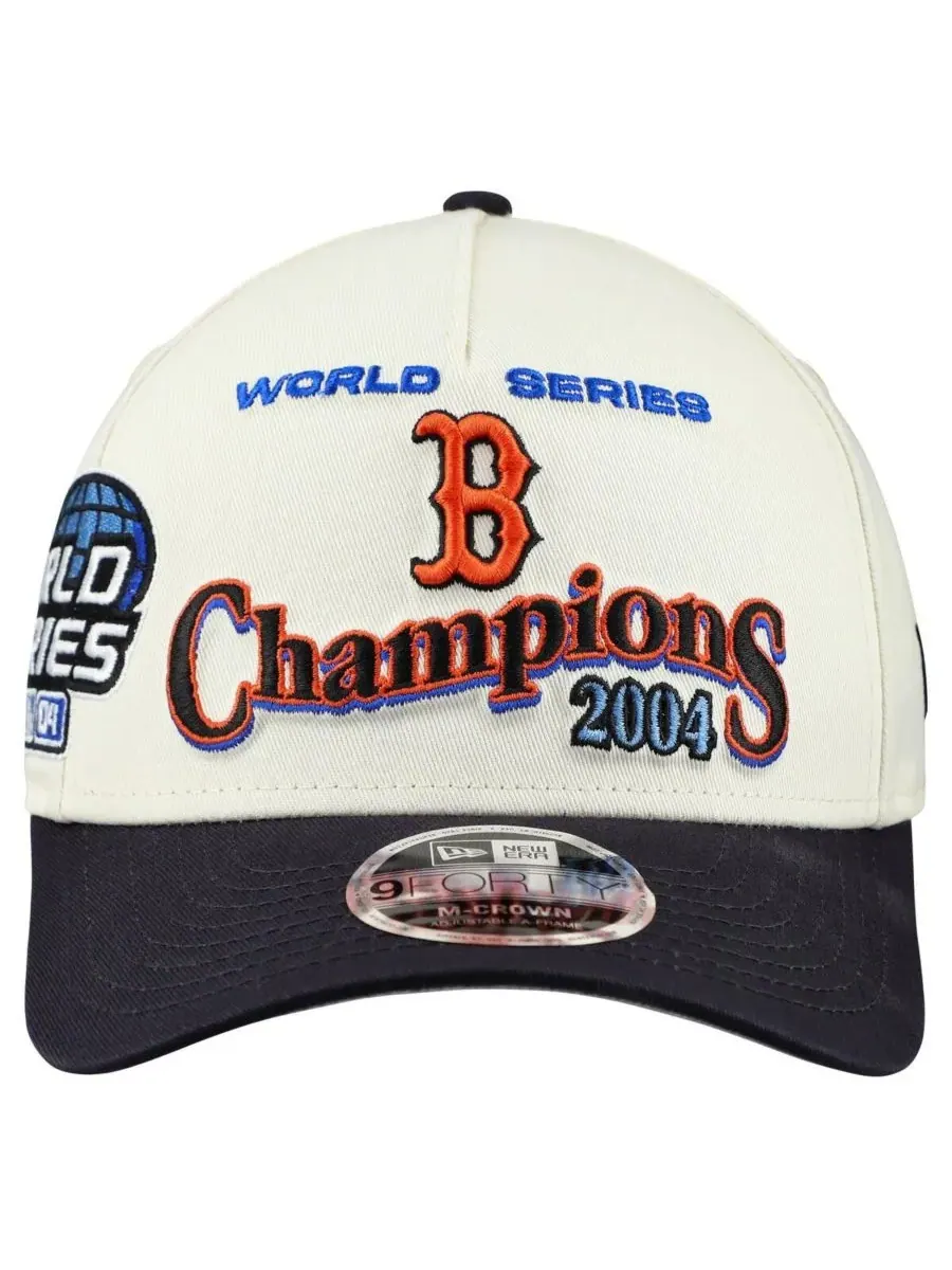 New Era Мужская кепка Boston Red Sox World Series 9FORTY M-Crown A-Frame с регулируемой высотой — изображение 4 из 4