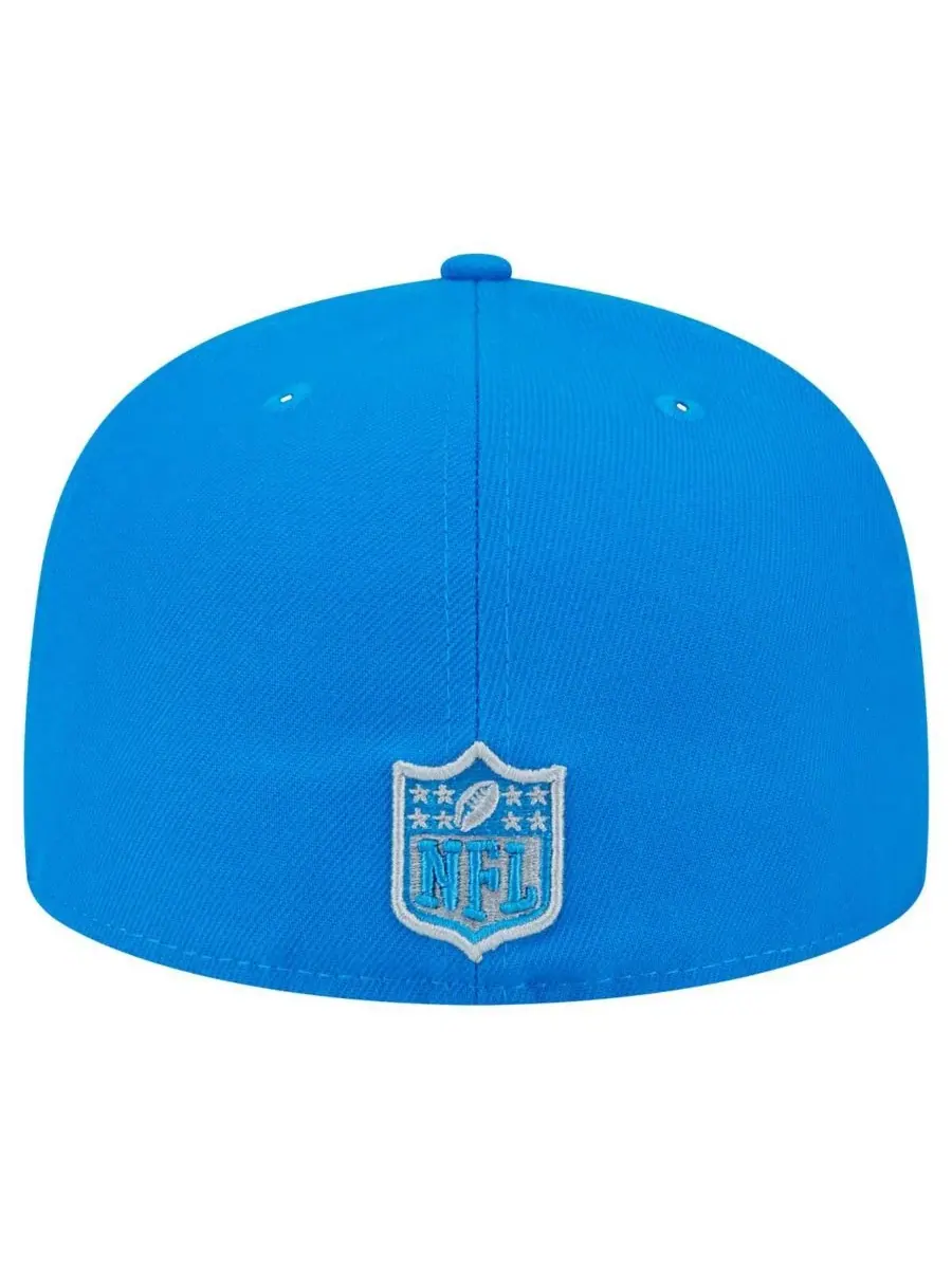 New Era Мужская синяя бейсболка Detroit Lions с нашивкой на основной стороне 59FIFTY — изображение 3 из 4, синий