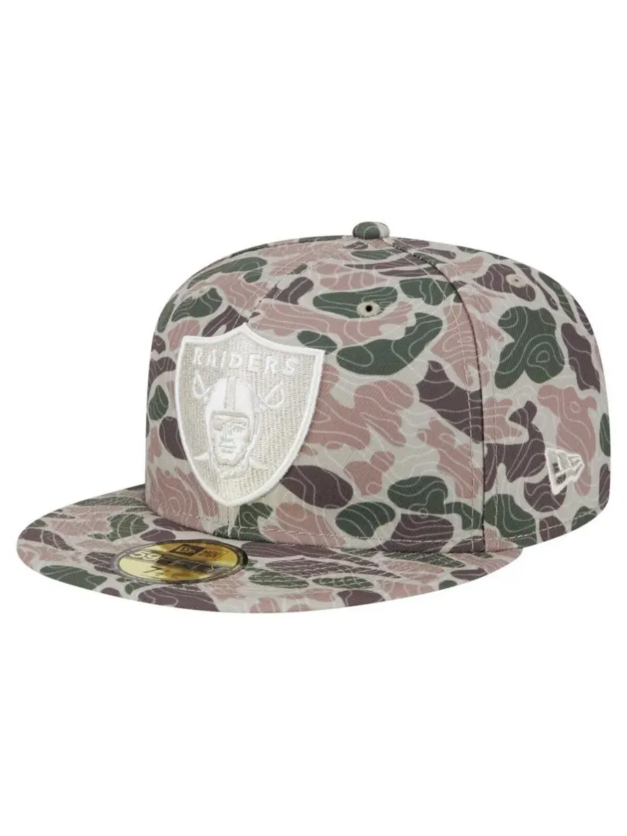 New Era Мужская камуфляжная кепка Las Vegas Raiders Geo 59FIFTY