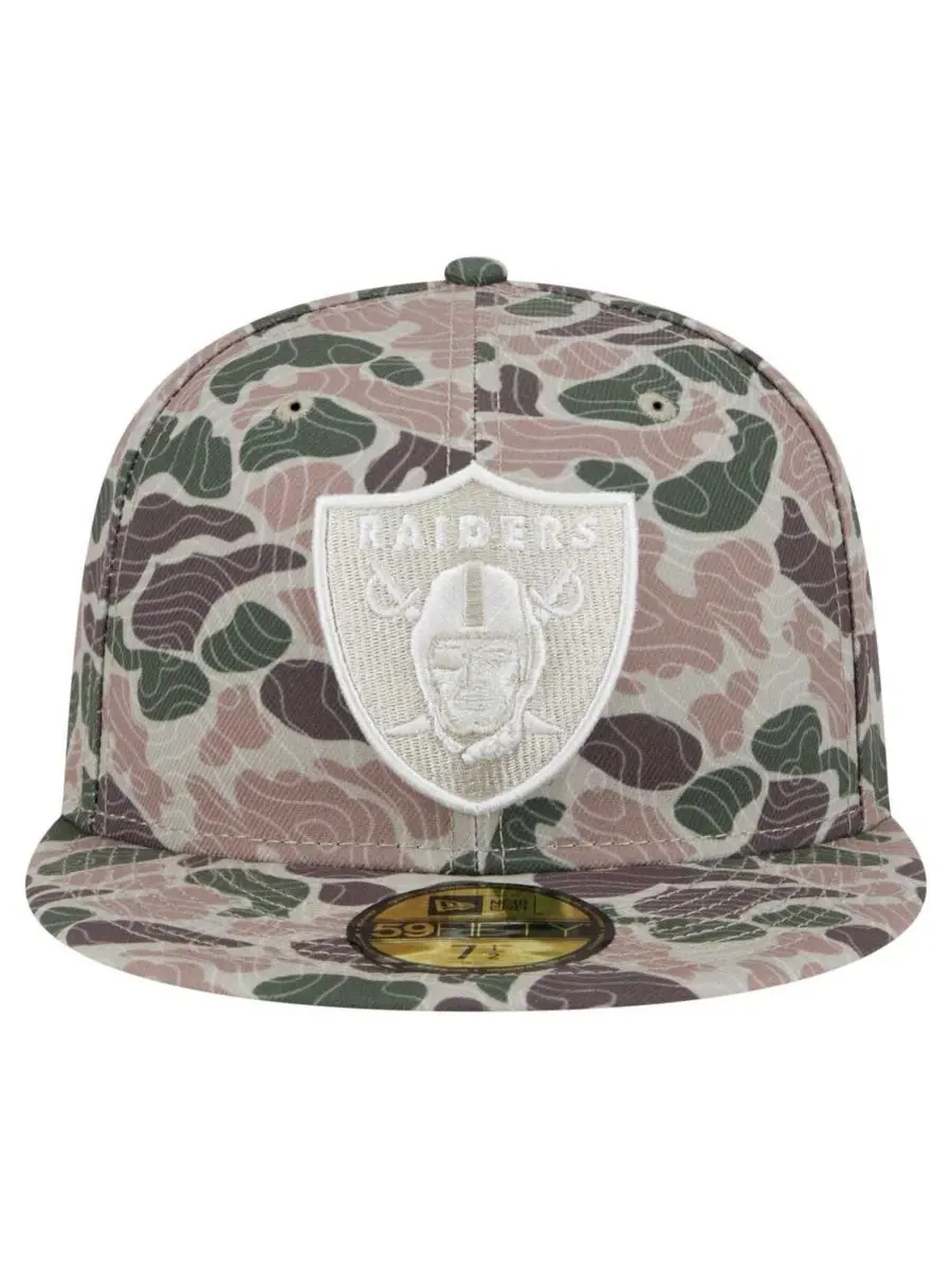 New Era Мужская камуфляжная кепка Las Vegas Raiders Geo 59FIFTY — изображение 5 из 5