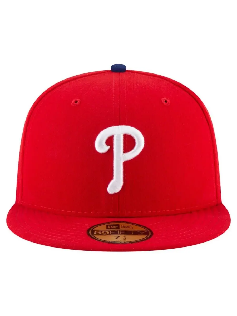 New Era Мужская кепка Bryce Harper Red Philadelphia Phillies 2025 Player's Weekend 59FIFTY Fitted — изображение 2 из 4