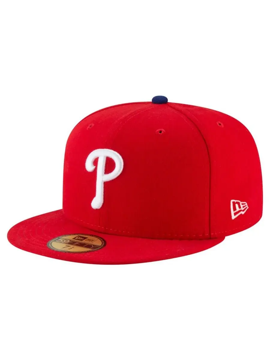 New Era Мужская кепка Bryce Harper Red Philadelphia Phillies 2025 Player's Weekend 59FIFTY Fitted — изображение 3 из 4