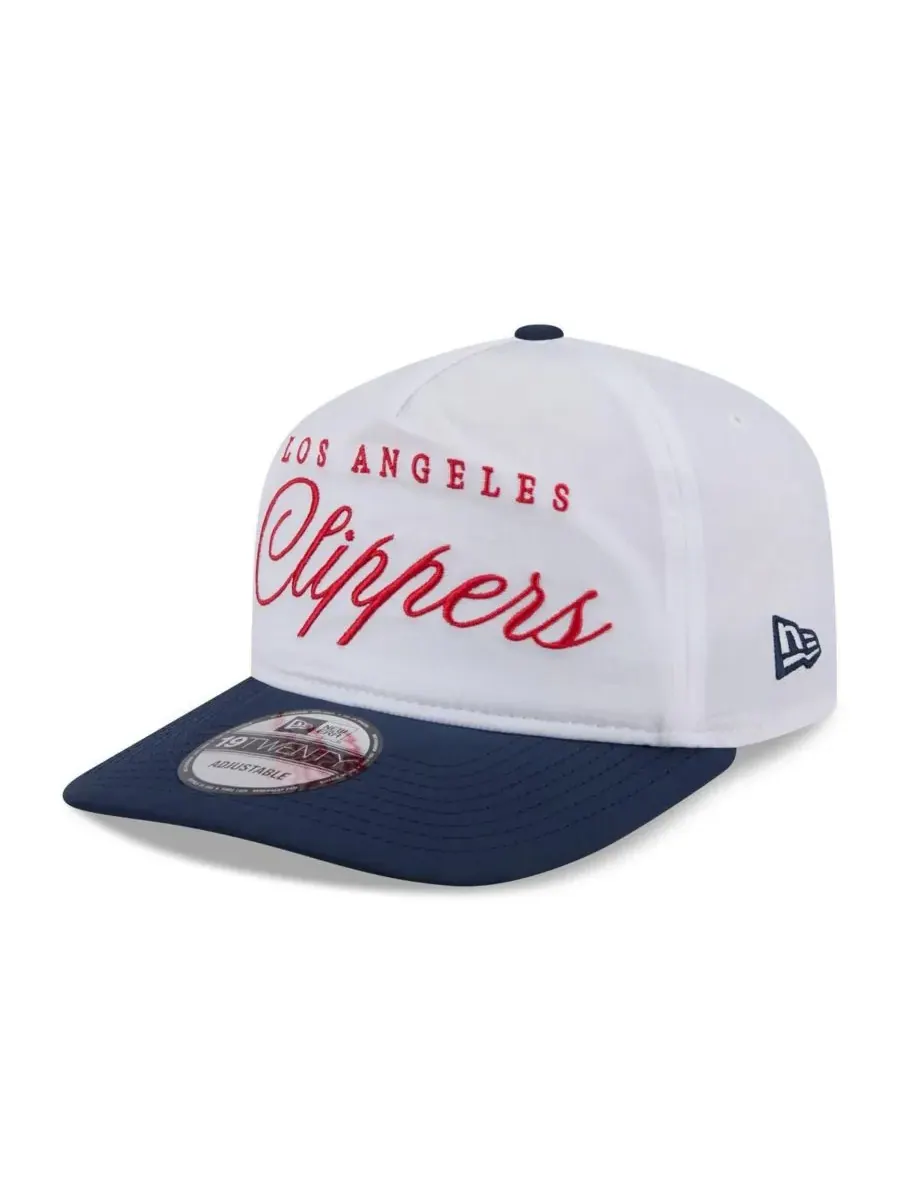 New Era Мужская кепка LA Clippers белого/темно-синего цвета, нейлоновая, размер 19TWENTY — изображение 2 из 4