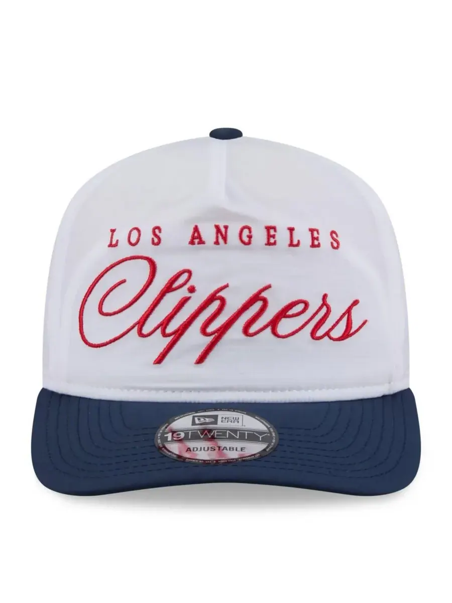 New Era Мужская кепка LA Clippers белого/темно-синего цвета, нейлоновая, размер 19TWENTY — изображение 4 из 4