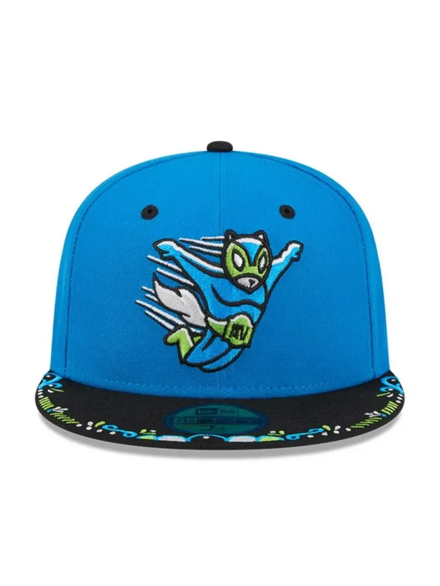 Мужская сине-черная кепка Richmond Flying Squirrels 2026 Copa De La Diversion 59FIFTY New Era — изображение 2 из 5