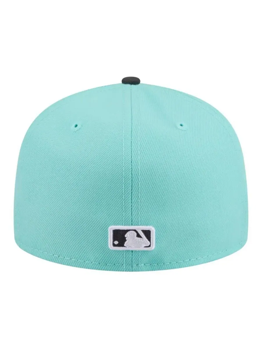 Мужская бирюзово-угольно-серая кепка Philadelphia Phillies, двухцветная расцветка 59FIFTY New Era — изображение 4 из 5