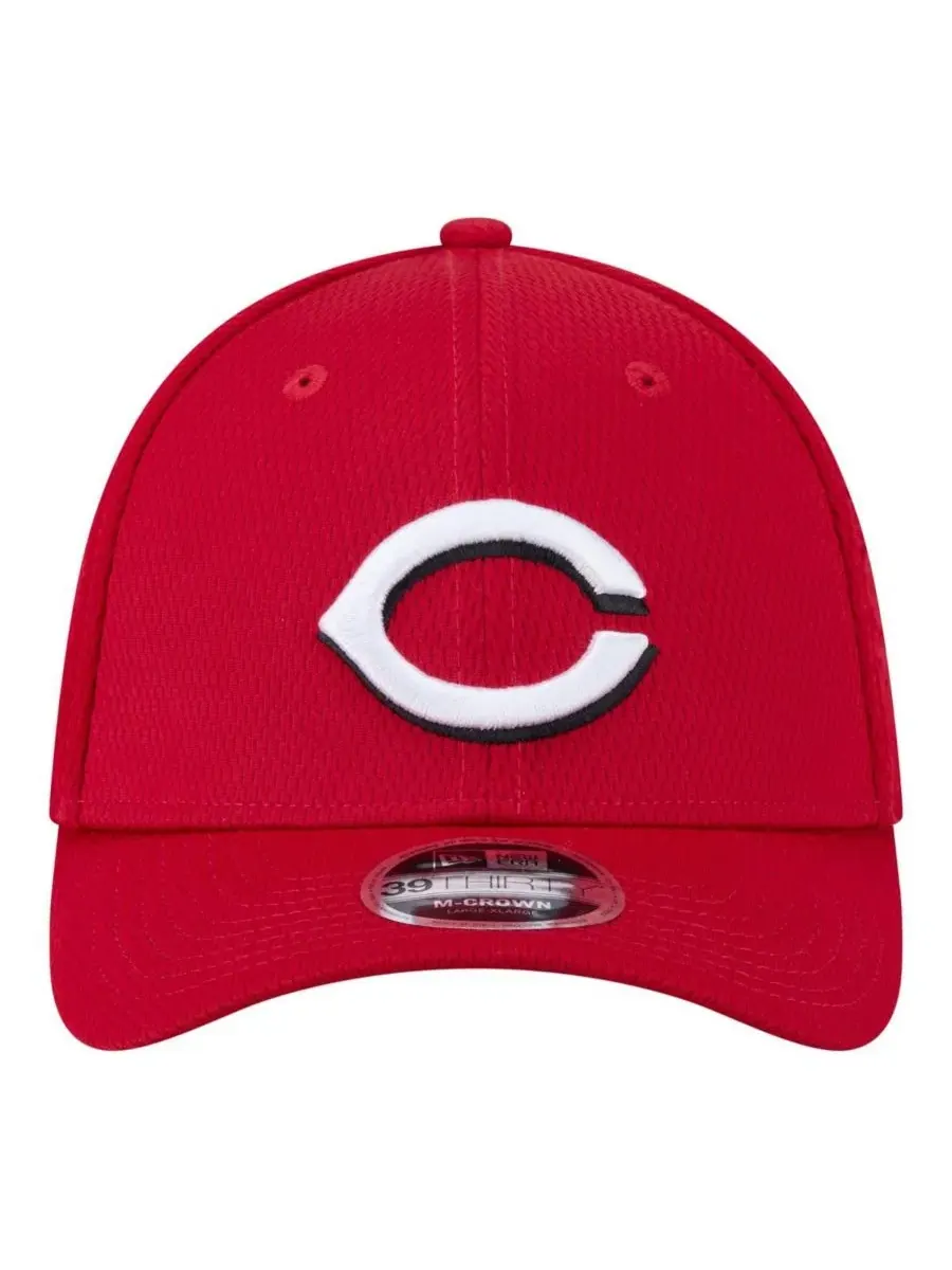 Мужская красная бейсболка Cincinnati Reds Dash 39THIRTY Flex New Era — изображение 2 из 5, красный